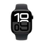 Apple Watch Series 10 42mm (GPS+Cellular) Jet Black Aluminum Case with Black Sport Small Medium Band #MWX63xx/A