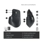 Logitech MX Master 3S Graphite Bluetooth Mouse #910-006561 - Image 7