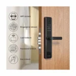 SmartX SX-718Pro WiFi Fingerprint Smart Door Lock with Camera & Display - Image 3