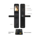 SmartX SX-718Pro WiFi Fingerprint Smart Door Lock with Camera & Display - Image 4